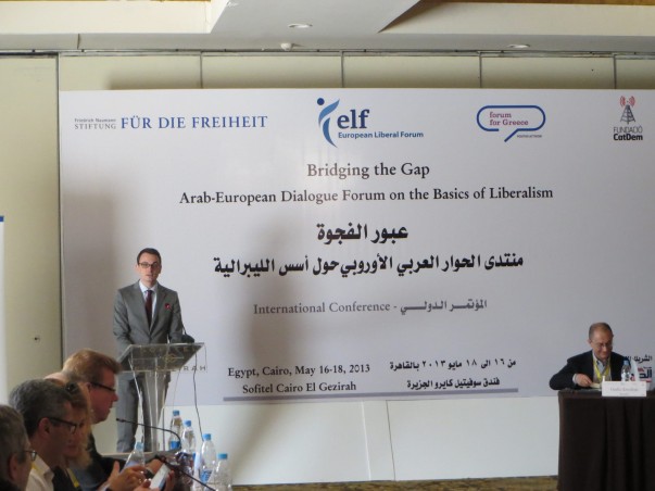 Sven Speer at the Arab-European Dialogue Forum, Cairo